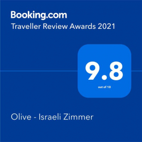  Olive - Israeli Zimmer  Beit Hillel